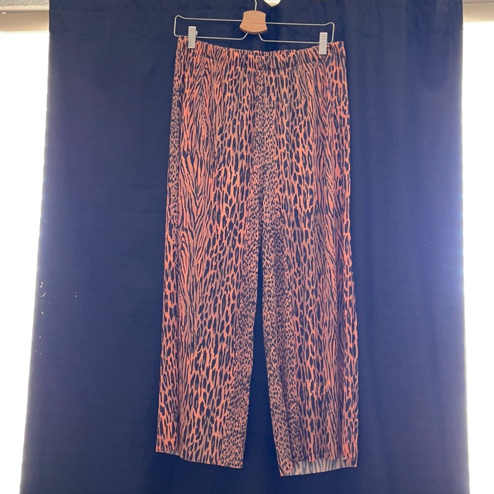 Animal print loose pants